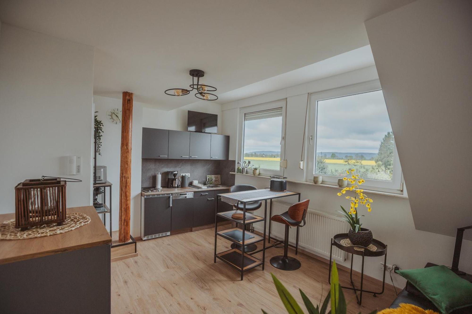 Ferienwohnung Krysiak Hille エクステリア 写真